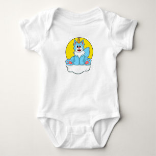Body Chat comme licorne sur nuages et soleil