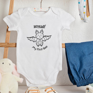 Body 🦇 Chat Halloween & Citrouille Mon premier garçon 