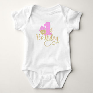 Body Chemise 1er anniversaire pour les enfants