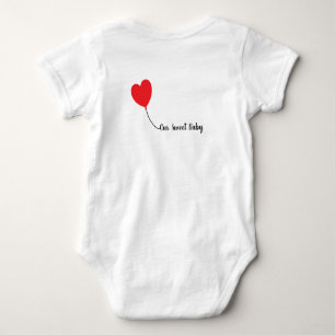 Body Chemise à ballons Dachshund Love - Sweet Baby Edit