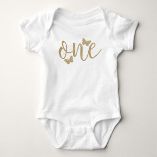 Body Chemise à paillettes fausses pour le premier anniv