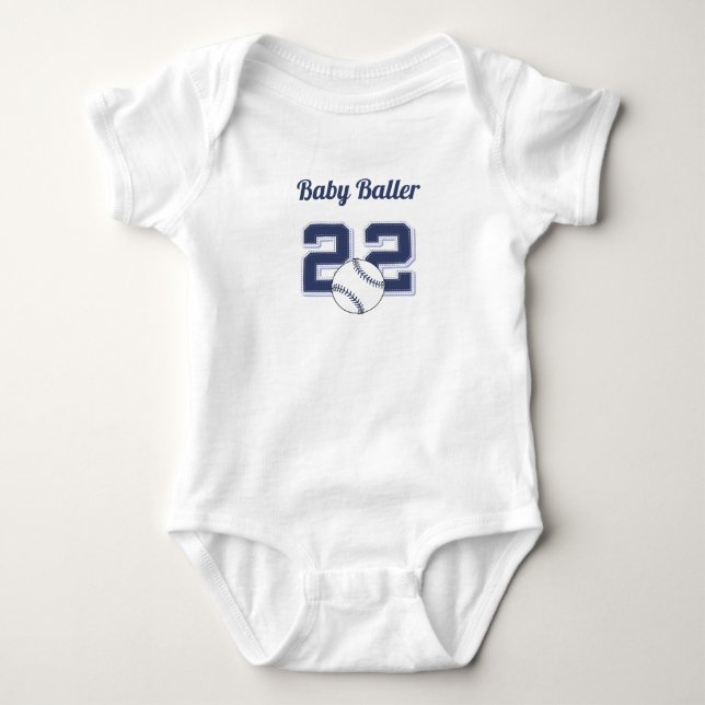 Body Chemise Baller pour bébé (Devant)