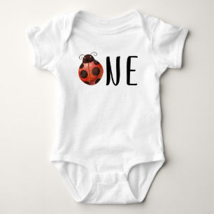 Body Chemise bébé Ladybug First Birthday - Un an