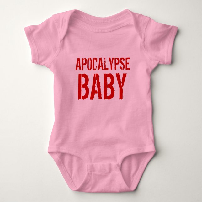 Body Chemise de bébé d'apocalypse (Devant)