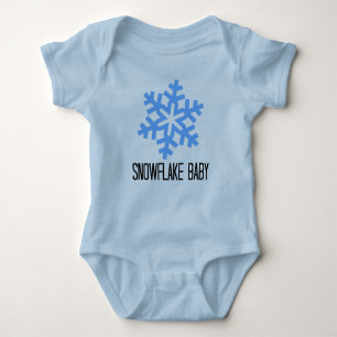 Body Chemise de bébé de flocon de neige