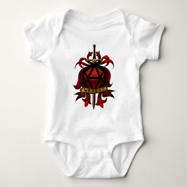 Body Chemise de bébé de Wright (Devant)