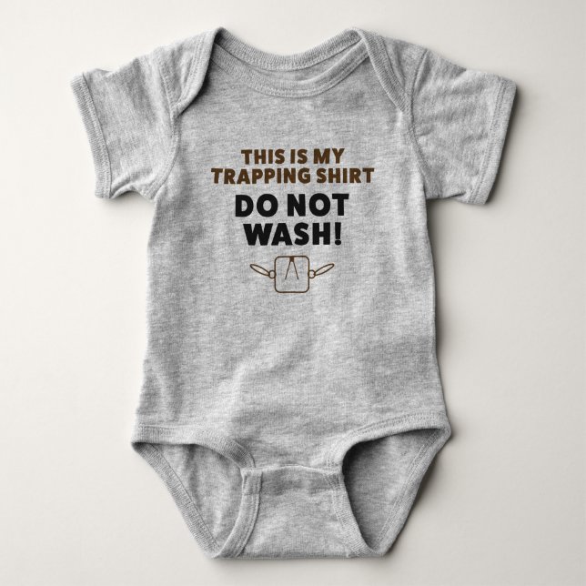 Body Chemise de carrosserie Jersey pour bébé Trapper (Devant)