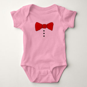 Body Chemise de Cravate de bébé Bow