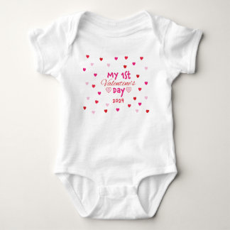 Body Chemise de Jour des Valentines pour le premier béb