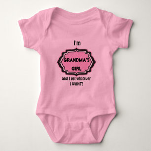 Body Chemise de la fille de la grand-maman