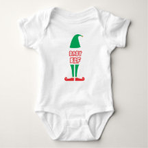 CHEMISE DE VACANCES DE BÉBÉ ELF CHRISTMAS