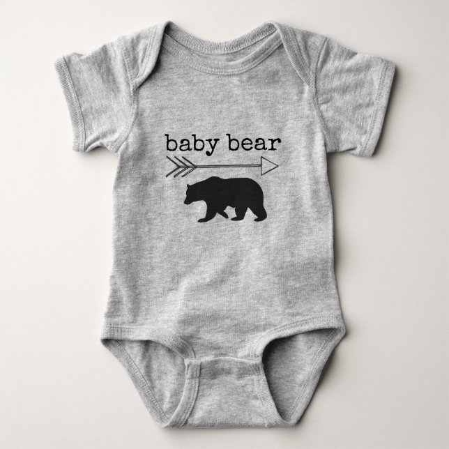 Body chemise d'ours de bébé (Devant)