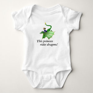 Body Chemise Dragon Princess, avec des mots