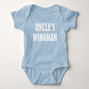 Body Chemise drôle de bébé de neveu de Wingman d'oncle