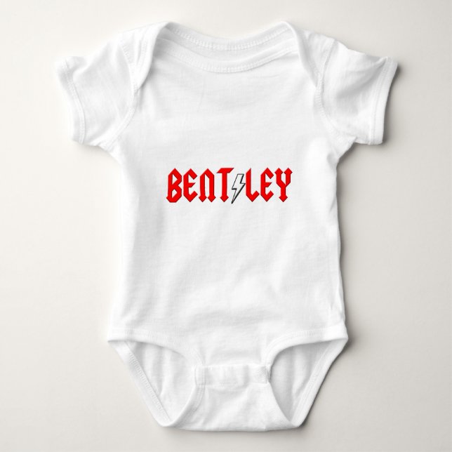 Body chemise faite sur commande de rock de BENTLEY (Devant)