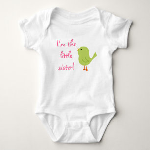Body Chemise gaie d'oiseau de petite soeur