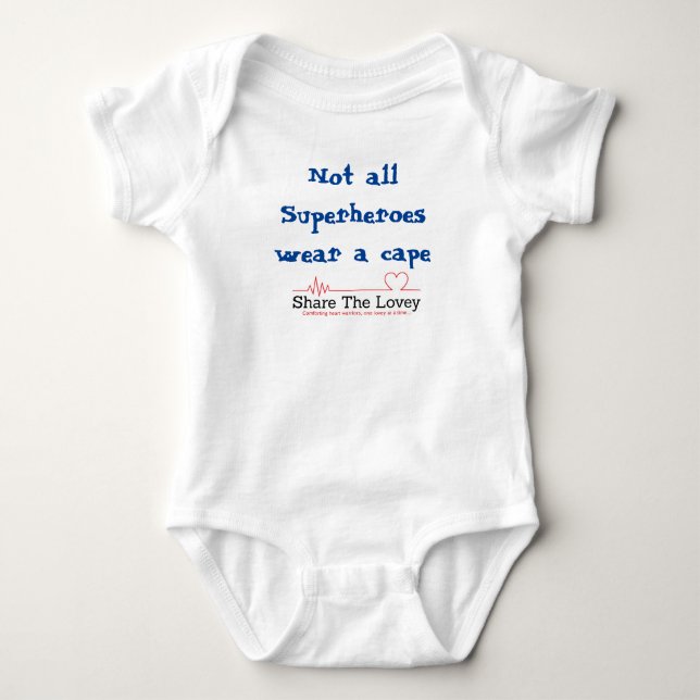 Body Chemise infantile de super héros (Devant)