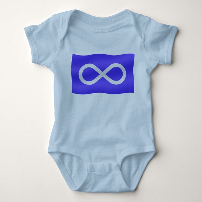 Body Chemise pour bébé de la Première nation Metis Drap (Devant)