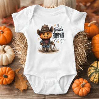 Body Chemise pour bébé "Howdy Pumpkin Halloween Baby"