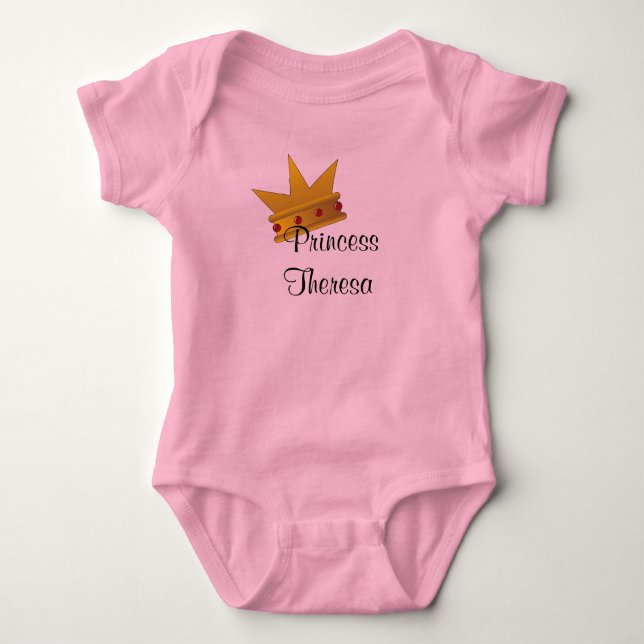 Body Chemise Princesse personnalisée - Premier Tee du b (Devant)