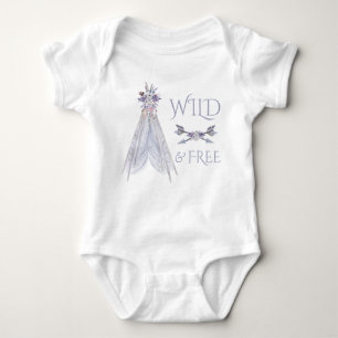Body Chemise tribale de bébé de filles de Teepee de