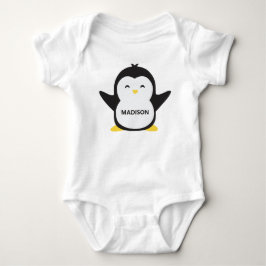 Body Chemises de manchot mignonnes de nom personnalisé