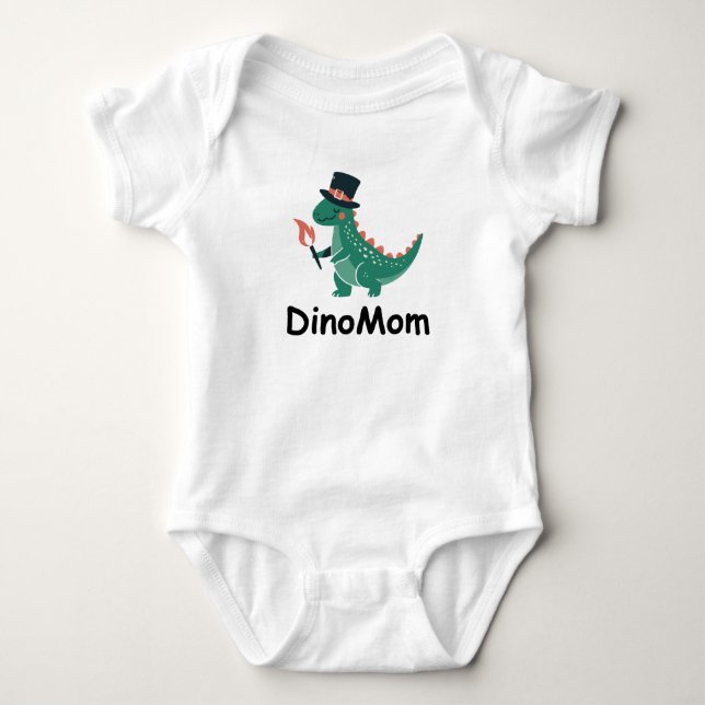 Body Chemises DinoMom - Meilleur cadeau de la fête des  (Devant)