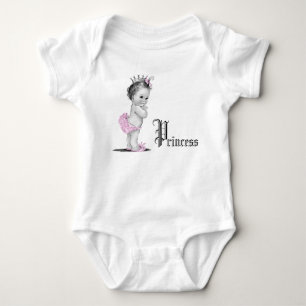 Body Chemises roses adorables de princesse bébé