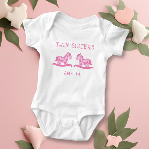 Body Cheval Rocher Rose Twin Soeurs Nom de la fille