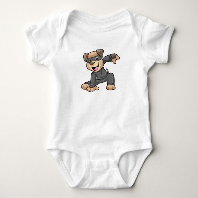 Body Chien en costume Ninja (Devant)