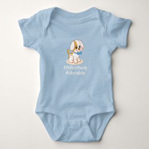 Body Chien Garçon Chiot avec Bodysuit et Nœud Papillon 