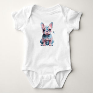 Body Chien-taureau français avec Papier papillon