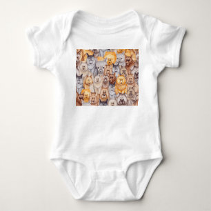 Body Chiens Aquarellés : Whimsical Seamless Fun