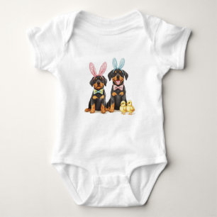 Body Chiens Rottweiler de Pâques Oreilles de Lapin