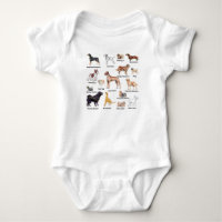 Chiens types mignon vêtements pour enfant et bébé