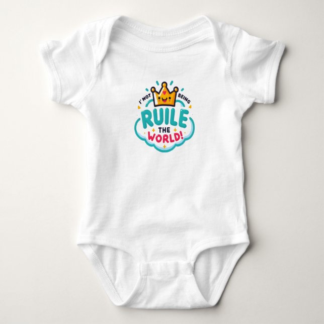 Body Children's bodysuit with a funny inscription (Devant)