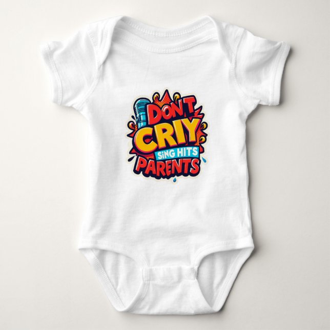 Body Children's bodysuit with a funny inscription (Devant)