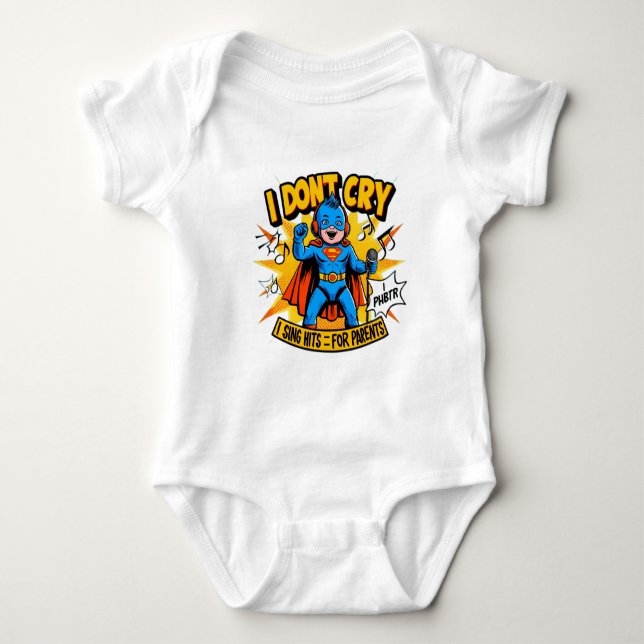 Body Children's bodysuit with a funny inscription (Devant)