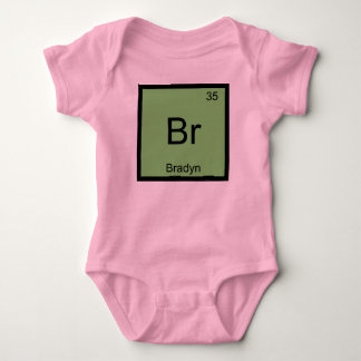Body Chimie du nom de Bradyn Élément tableau périodique