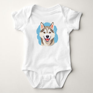 Body Chou Sibérien chou loup loup drôle huskies chien