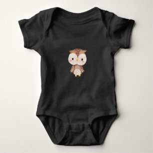 Body Chouette marron mignonne