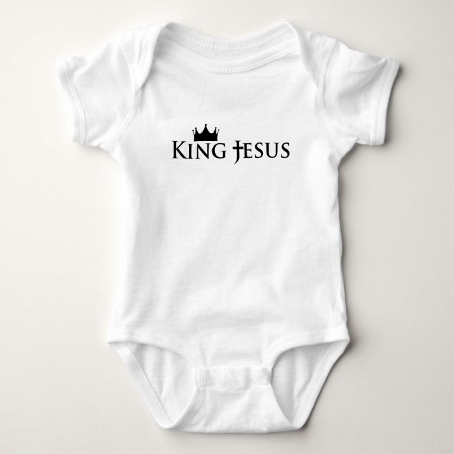 Body Christian King Jesus Cross et Crown Baby Gift (Devant)