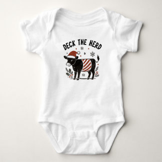 Body Christmas Baby Beltie Farmer Belted Galloway Cow