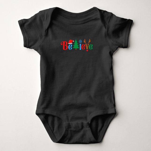 Body Christmas Believe T-Shirt (Devant)