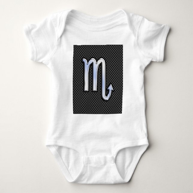 Body Chrome Comme Scorpio Signe Zodiac Fibres Carbone I (Devant)