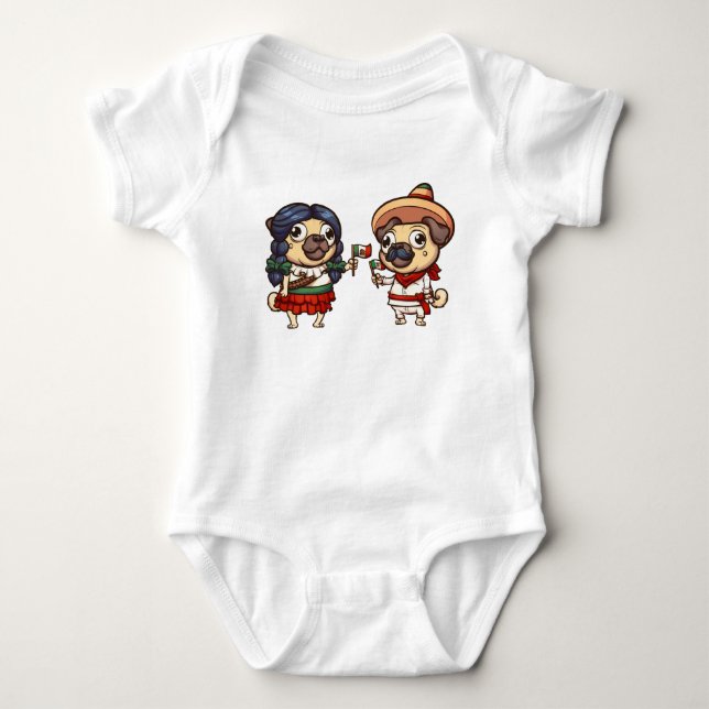Body Cinco De Mayo Carlins Bodysuit bébé (Devant)