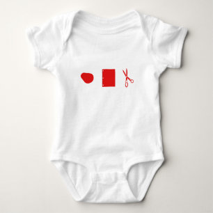 Body ciseaux de papier de roche pour le bébé