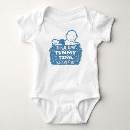 Body Citation drôle Le Literal Tummy Time Champion Blue