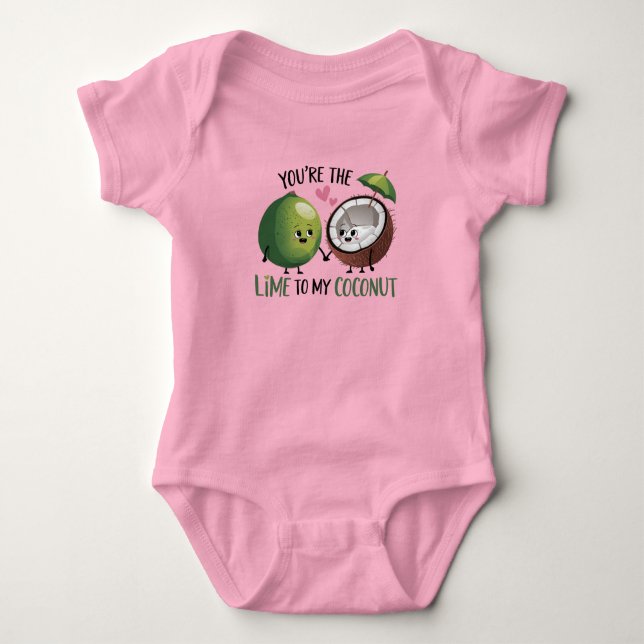 Body Citron pour mon bébé coco (Devant)
