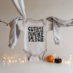 Body Citrouille le plus mignon dans la bodysuit Patch B